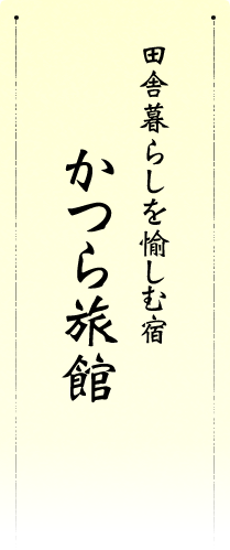 田舎暮らしを愉しむ宿　かつら旅館